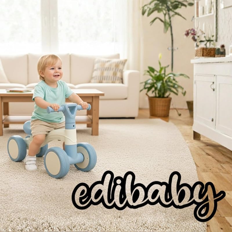, Triciclo Bebé 1 Ano | Monte Leve | Primeira bicicleta de equilíbrio para bebés | Bicicleta sem Barcos de Equilíbrio | Toy Boy 1-2 Anos Ideal como Presente (Azul) — foto 8 de 8