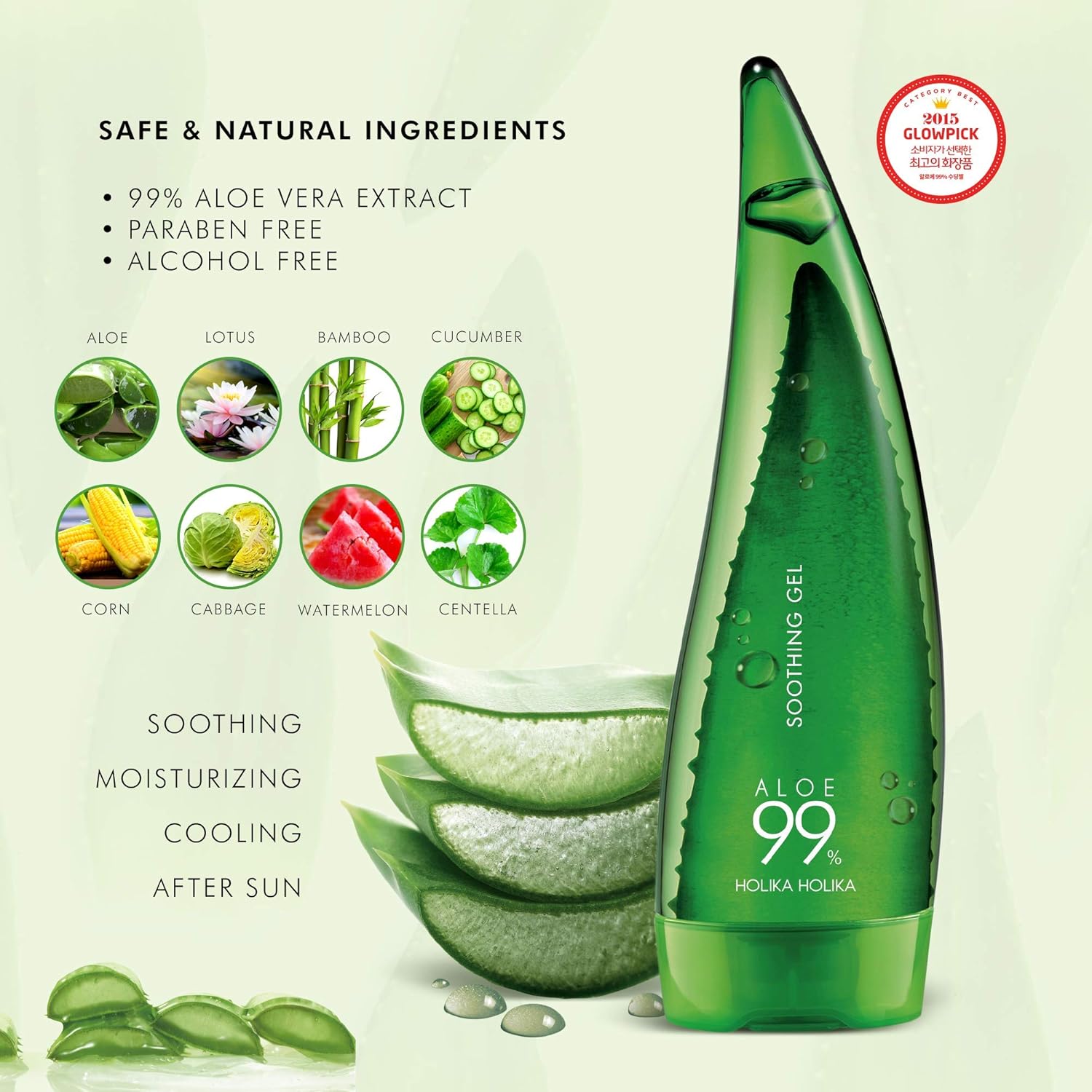 [NEW] Holika Holika Aloe Soothing Gel Fresh 8.45fl.oz.: Beauty