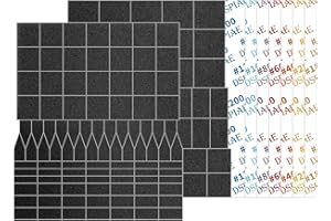 14 pcs Sandpaper Pre-cut mesh(1008pcs) For ES-A Reciprocating Sander flat&rounded sanding heads