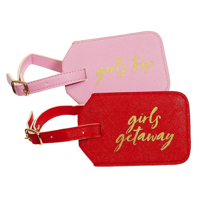 girls trip luggage tags