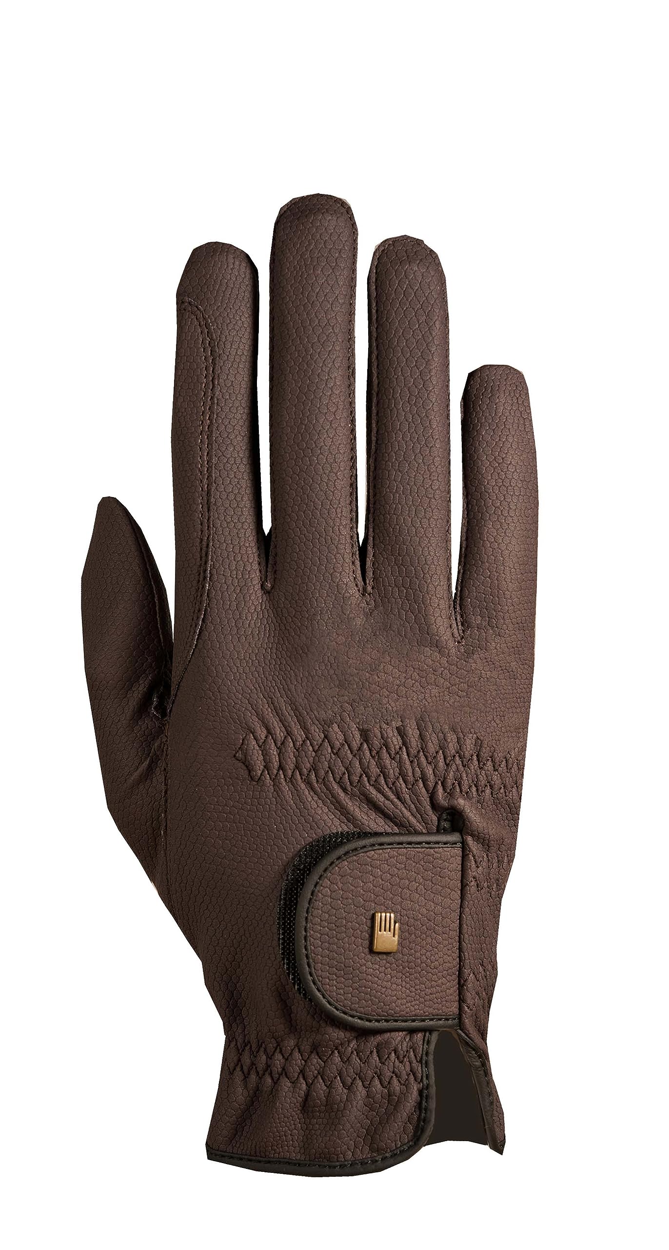 Roeckl Sports equestrian gloves ROECK-GRIP JUNIOR, kids&youngst. summer riding glove, mocha 5