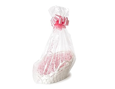 The Poppy Gift Basket Pink Shred Pink Bow Diy Gift Kit Baby