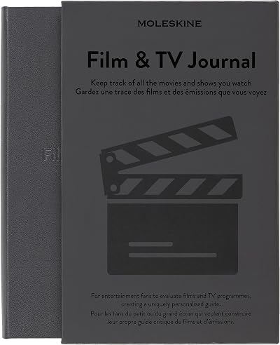 Moleskine Film & TV Journal 400 Pages Grey Hard Cover Notebook