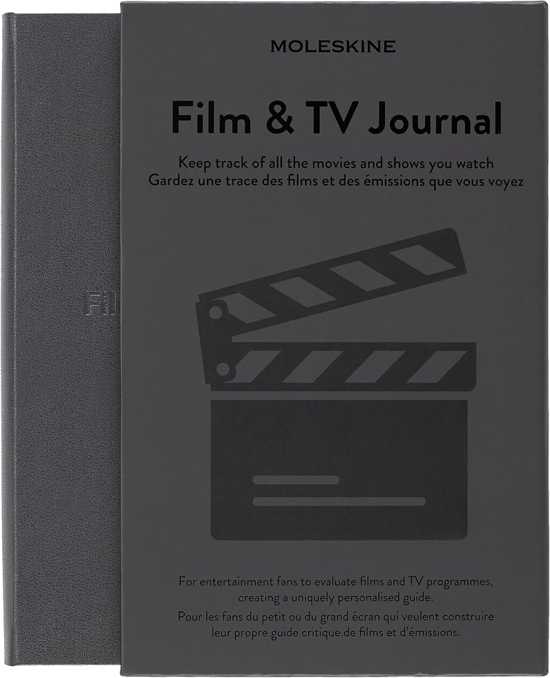 Moleskine Film & TV Journal 400 Pages Grey Hard Cover Notebook