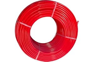 1/2″ x 1000 Ft, PEX GUY PEX-A Red Expansion Pipe with Oxygen Barrier EVOH for Radiant Heating, Flexible 1/2 inch PEX Tubing for Residential and Commercial Applications