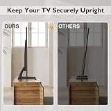 BONTEC Universal Table Desk Pedestal TV Stand 22-65" VESA 50x50-800x400mm view 3