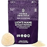 TRIBE ORGANICS Lion’s Mane Powder - Organic Mushroom Extract Powder - Immune System Booster & Brain Nootropic for Focus and Memory - Natural Energy and Immunity - 100g Pouch - 100 Servings