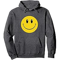 Amazon.com: Smiley Originals Happy Face White Spray Smile Pullover