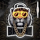 Lion Neon Sign for Wall Decor, Cool Neon Light Sign for Bedroom Man Cave Bar Pub Restaurant, Christmas & Birthday Party Decorations, USB Powered Neon Light, Unique Gift for Him(Lion)