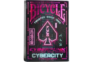 Bicycle Cyberpunk Cybercity Premium Playing Cards, 1 Deck, 62,5 x 88 mm