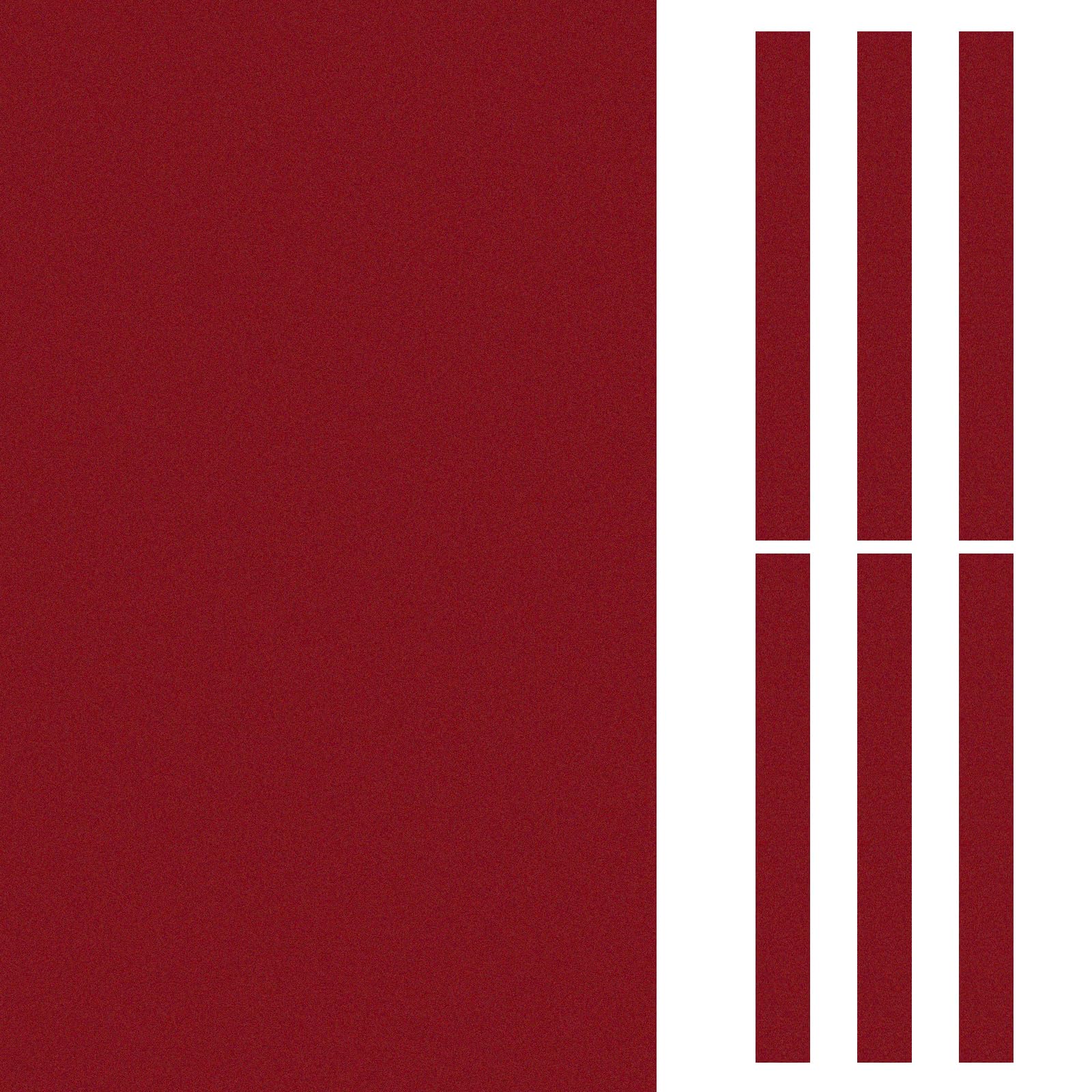 PATIKIL Billiard Cloth 9ft, Professional Pool Table Felt with 6 Felt Cloth Strips, Snooker Cloth Felt Replacement Accessories for Bars Clubs, Red