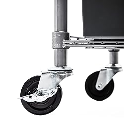 Seville Classics Heavy Duty NSF Bin Rack Solid