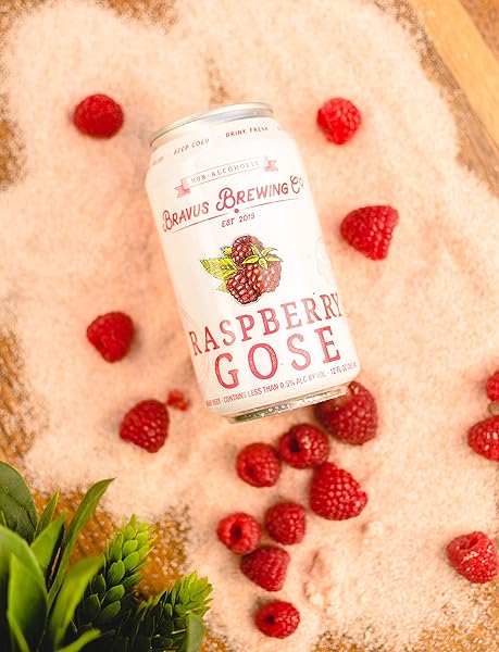 BRAVUS BREWING CO NON-ALCOHOLIC RASPBERRY GOSE 12 FZ