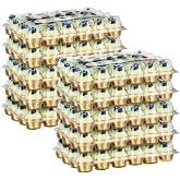 PYYZHALI 24 Pack x 10 Sets Count Cupcake Containers, Plastic Disposable Cupcake Boxes Holder, Stackable Clear Cupcake Carrier with High Tall Dome Lid