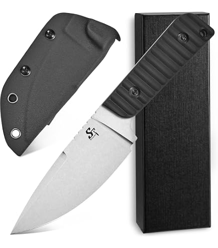Amazon.com : Sitivien ST23 Fixed Blade Knife AUS-8 Steel Blade