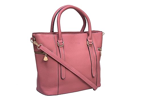 Legal Bribe Womens PU Handheld Bag (Pink)
