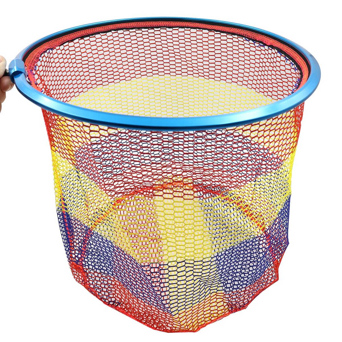 ZONADAH Telescope Fishing Landing Net Foldable Replacement Net Head Diameter 35cm depth 32cm Aluminum Alloy Pole Detachable Fishing Net Freshwater for Outdoor Rock Fishing