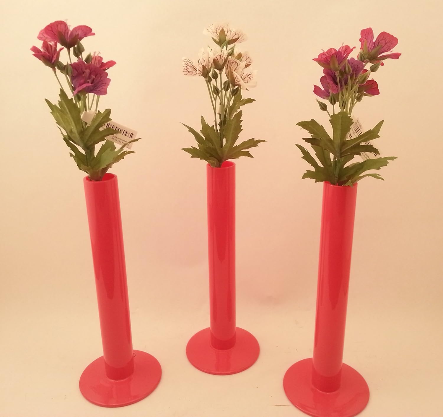 Ikea Decoration Set 3 Set Of Three Flower Vase Glass Vase Purple