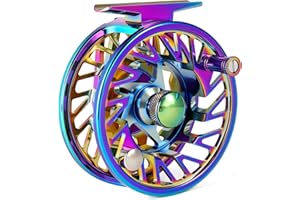 Sougayilang Fly Fishing Reel, Size 5/6,7/8 CNC-Machined Aluminum Alloy Fly Reel,Powerful Lightweight Fly Reels for Trout Fish