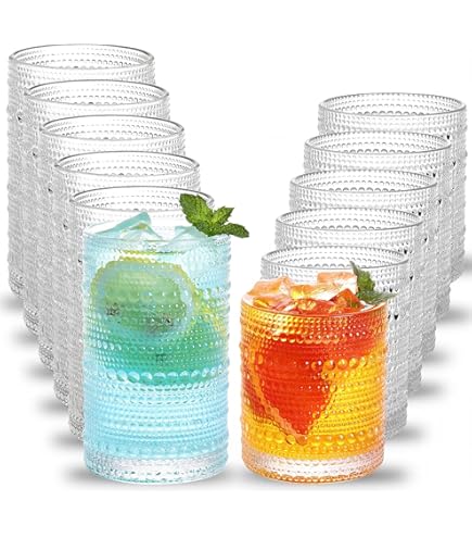 12oz stemless wine glass Plastic Stemless Wine Glasses - Diamond-Shaped - 12 pack