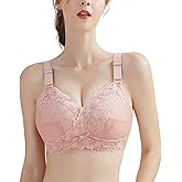 AILIVIN Wireless Full Figure Plus Size Minimizer Lightly Lined Cups Womens Bra