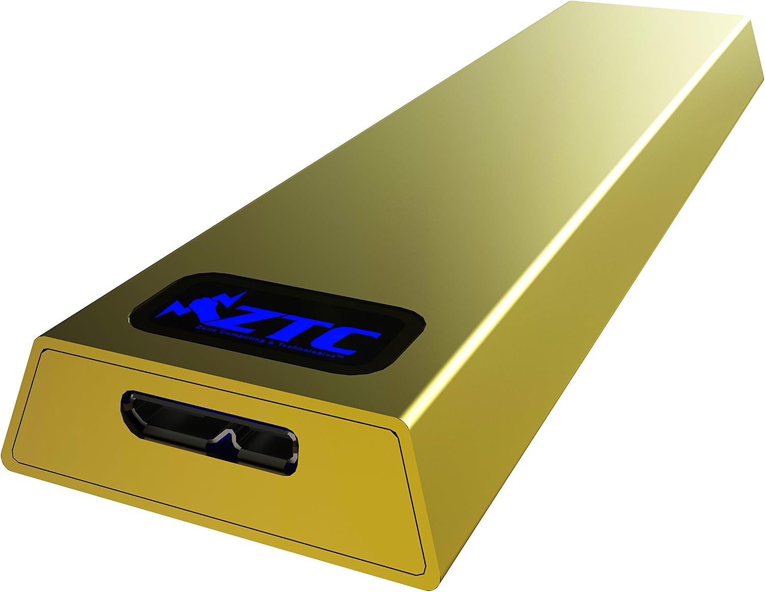 ZTC Thunder Enclosure NGFF M.2 SSD to USB 3.0 - Gold Aluminum Shell, 5 Size Board - 6GB/s - Image 3