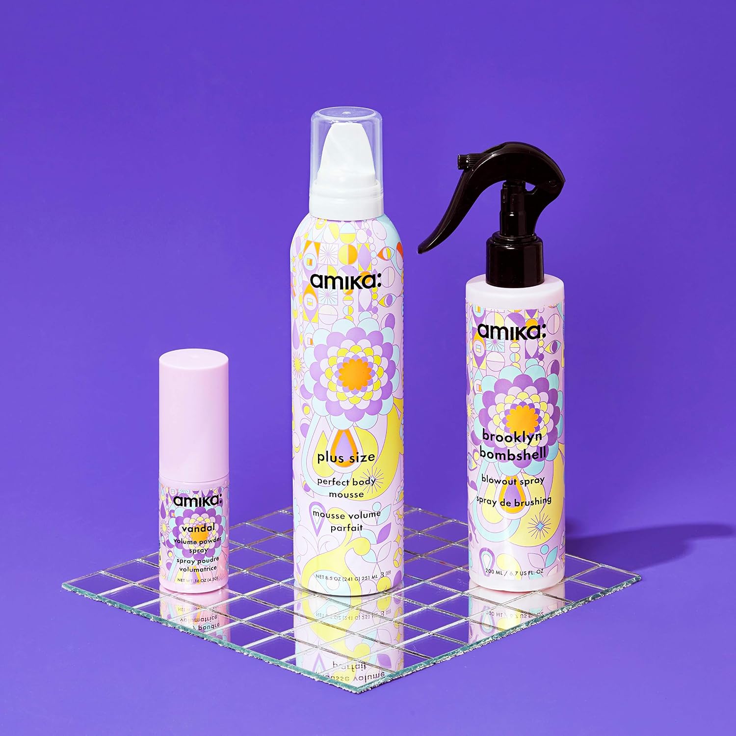 amika brooklyn bombshell blowout + blow dry spray, weightless heat protection spray for hair - Image 5