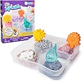 Kinetic Sand Splash, Water Play Sandbox with 12oz Color-Change Play Sand, 4 Molds &amp; Tray (Amazon Exclusive), Toddler Toys, Kids Toys for Girls &amp; Boys