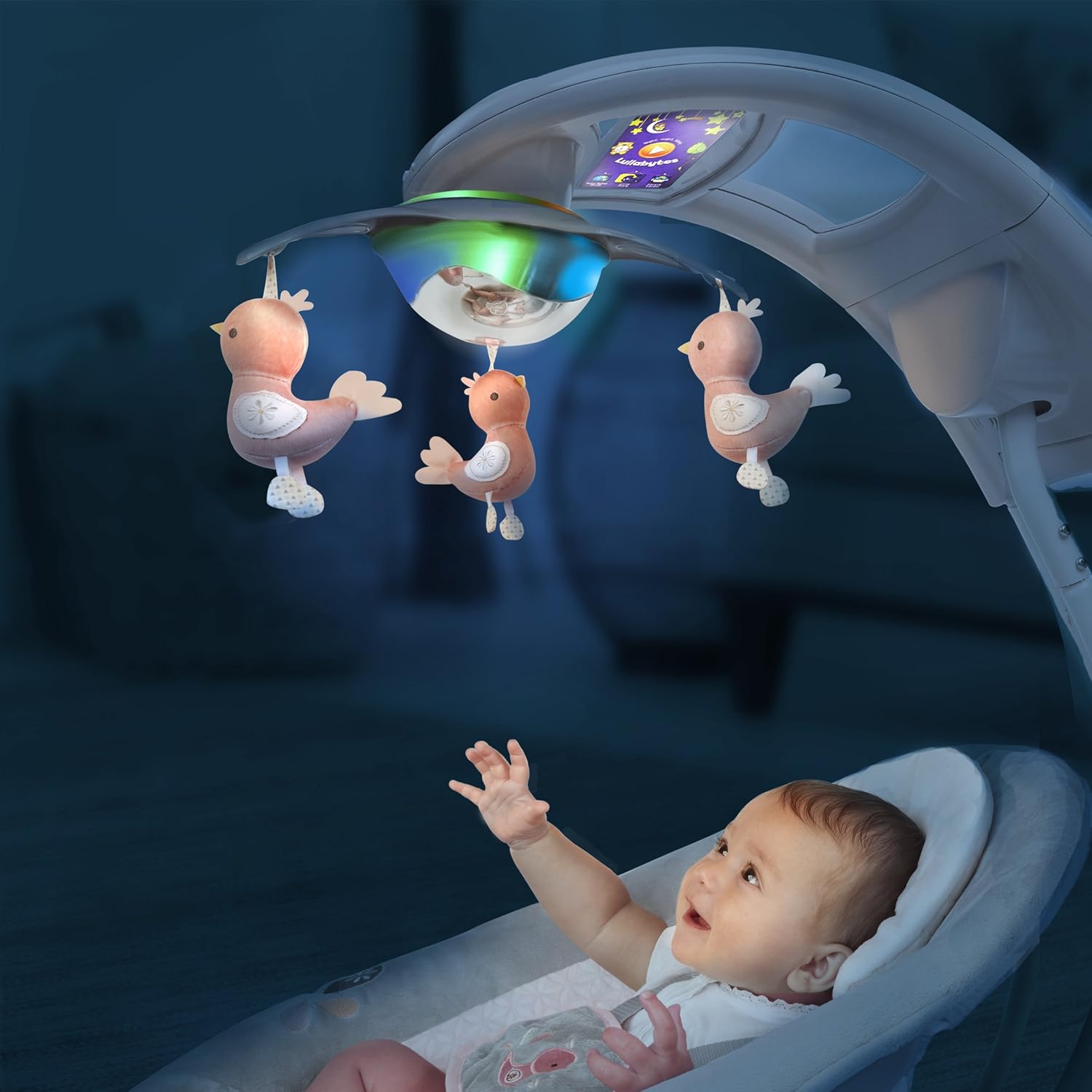 Ingenuity Columpio con Móvil Eléctrico y Luces Braden Actividad y  entretenimiento Columpios interiores futakuchi-hakata.com