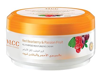 VLCC Red Bearberry & Passion Fruit All-Purpose Moisturizing Cream, 150 g