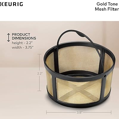 Buy Keurig K Duo Plus Coffee Maker Black Reusable Ground Coffee Filter Compatible Essentials And K Duo Brewers Only Eco Friendly Way To Brew A Carafe Gold Tone Mesh Online In Vietnam B08srs4tvk