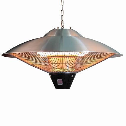 Hiland Hli 2125 Hanging Electric Patio Heater 1500 Watts Ip Certified Water Proof Medium Black