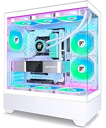 FOIFKIN PC Case - Pre-Installed 6 PWM ARGB Fan, ATX
