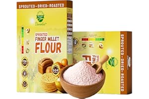 Danodia Foods Finger Millet Flour 1 KG (Pack of 1) Pure and Organic Ragi Flour | Suitable for Multiple Millet Recipes