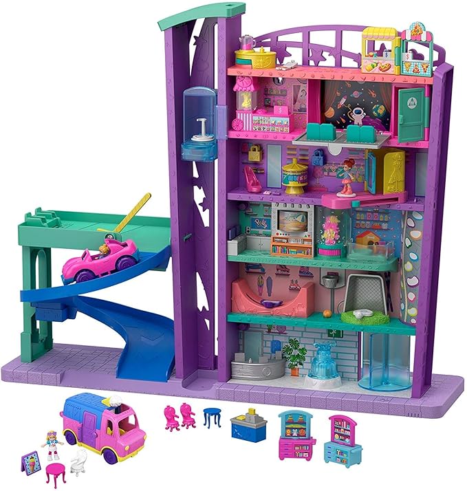 Polly Pocket Pollyville Mega Mall Super Pack (Amazon Exclusive) Buy