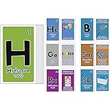 Creanoso Periodic Table of Elements Flashcards (118-Pack) – School Theme Informational Science Learning Cards – Unique Stocki