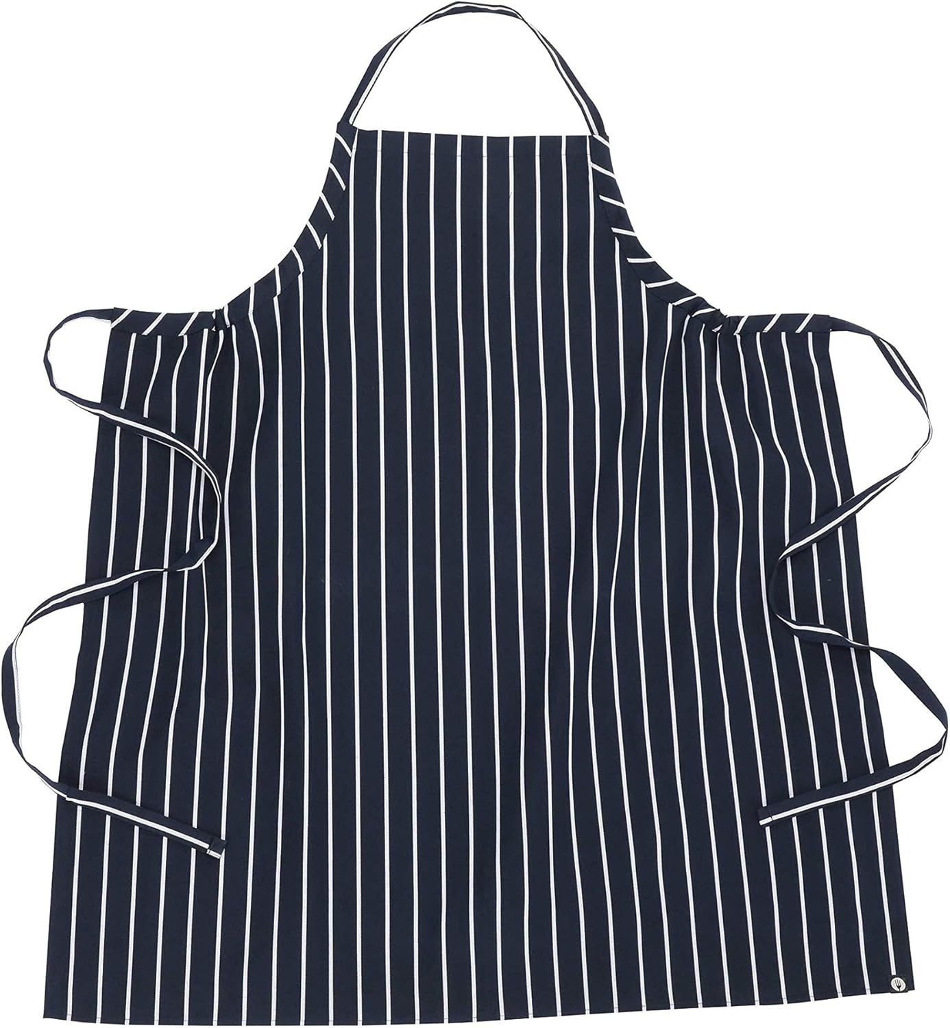 Chef Works Mens English Chef s Apron, Navy Chalk Stripe, 39 inches long 37 wide US: Kitchen Aprons: Clothing