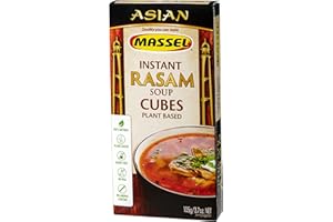 Massel Instant Rasam Bouillon Broth Cubes - No MSG, Gluten-Free Soup Base - Bulk Pack (6 x 105g)