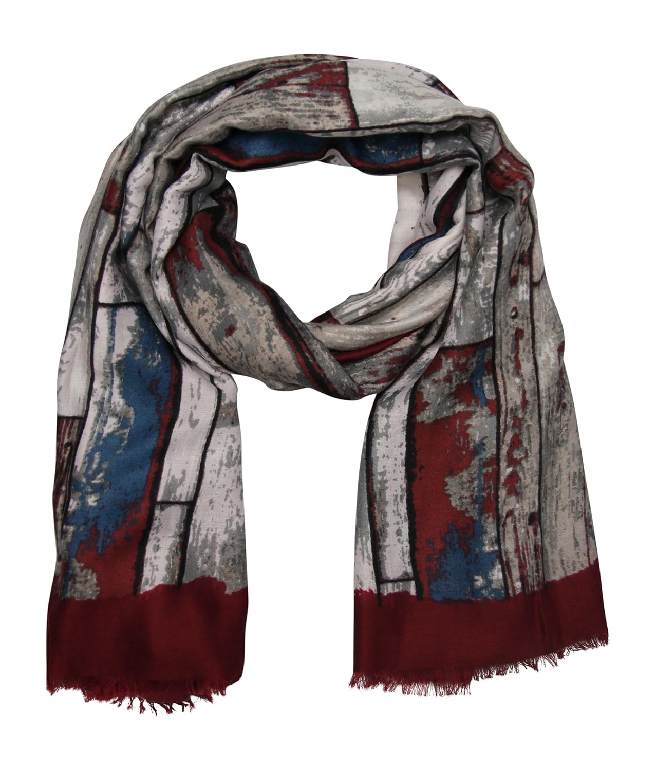 beybey Damen Schal mit Sternemuster quadratisch XXL Maxi Stola Tuch gro/&szlig; oversized