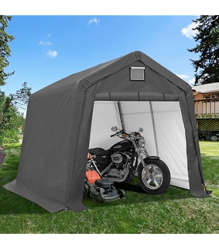 Amazon.com : ShelterLogic 73432 Grey 12'x20'x10' Peak Style