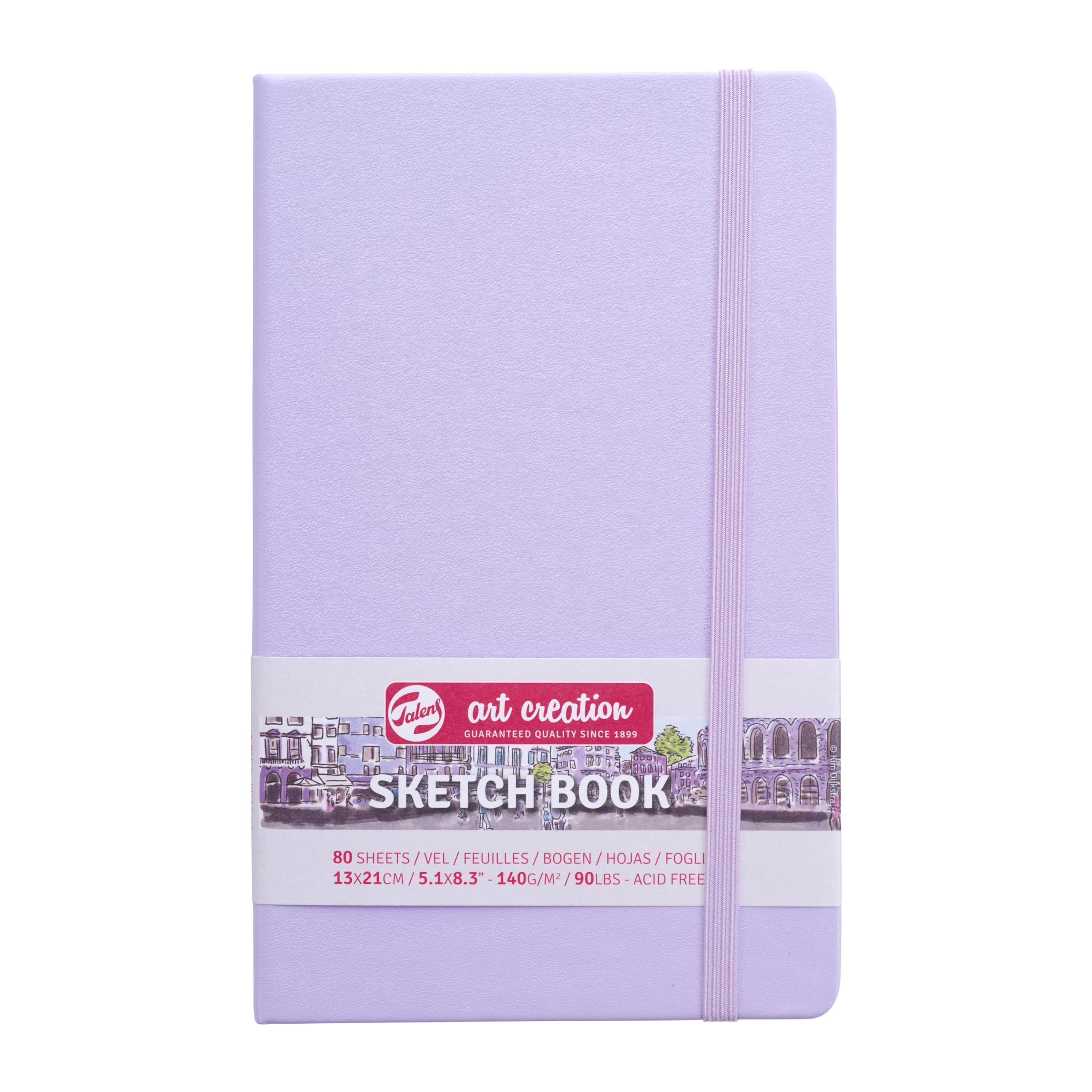 Talens Art Creation Sketchbook 80 Sheets, 13 cm x 21 cm, Pastel Violet