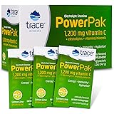 Trace Minerals – Power Pak (Lemon Lime) | Electrolyte Powder Packets with Vitamin C & Zinc | Powerful Hydration, Immune, Stam