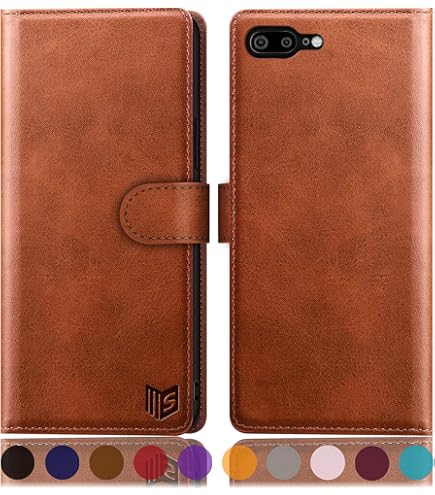 Amazon.com: ZXZX Wallet Case for iPhone 8 Plus - Leather Flip with