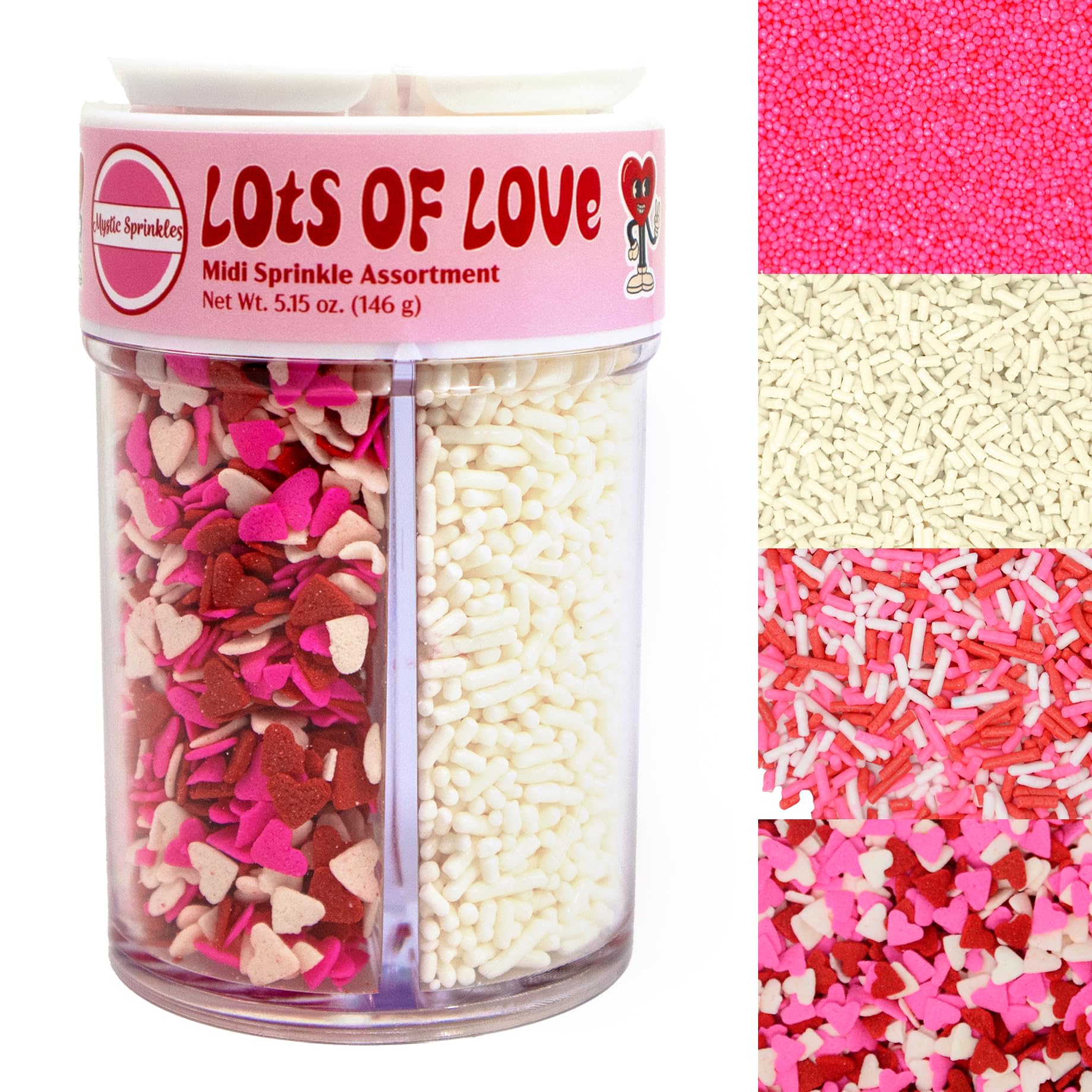 Mystic Sprinkles 4 Cell Sprinkle Assortments