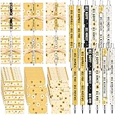 Sinload 60 Pcs/30 Sets Bee Teacher Gifts Bulk Inspirational Bee Eternal Pencils Small Positive Notebooks Pocket Notepads for Classroom Prizes Students Teachers Office Stationery Themed Party Favors