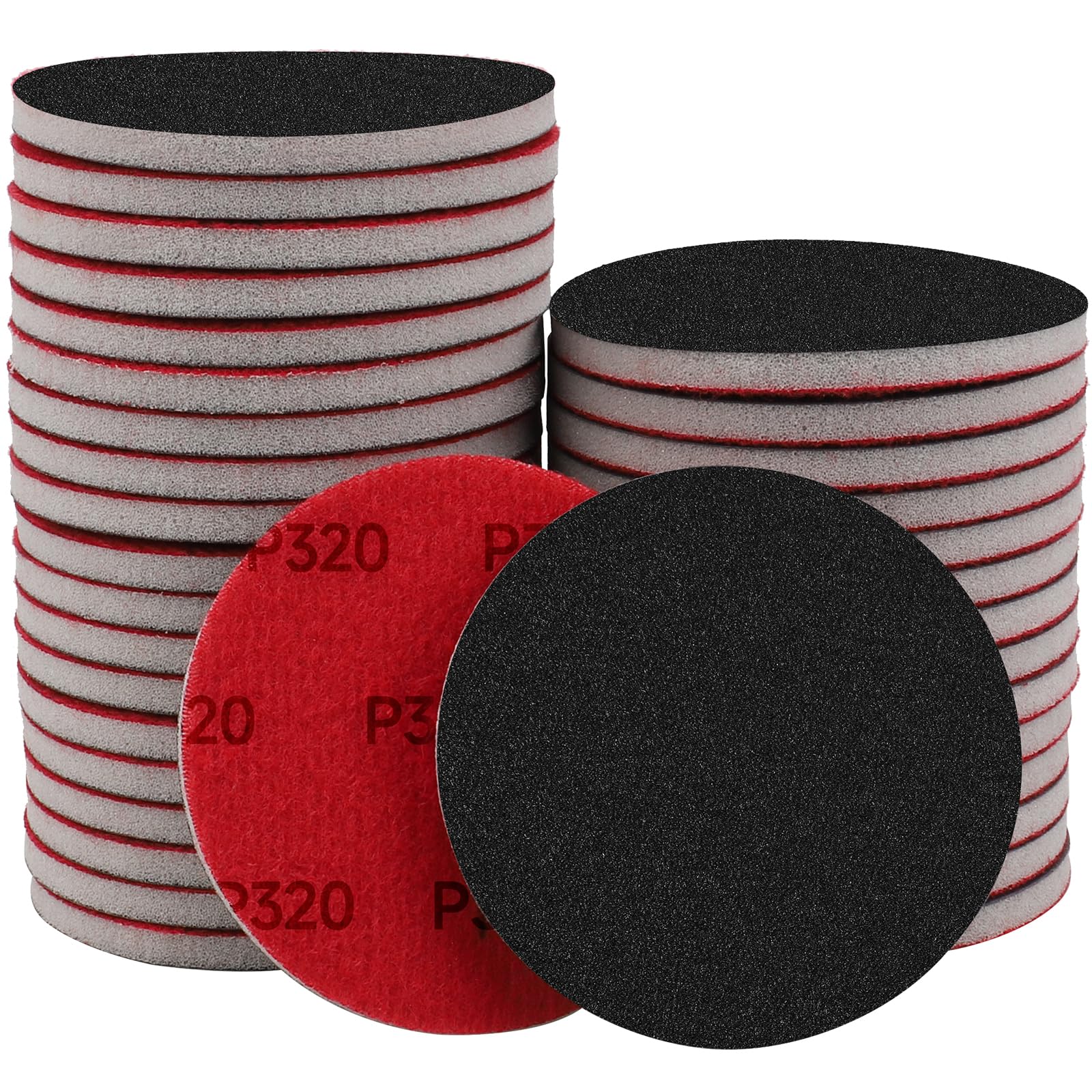 Shineboc Sanding Sponge Set 320 Grit Sanding Pads, Flexible Sandpaper Block Coarse and Fine, Foam Sanding Pads Washable and Reusable, Wet and Dry Sandpaper