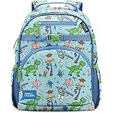 Simple Modern Medium Disney Pixar Toddler Backpack for School Girls and Boys | Kindergarten Elementary Kids Backpack | Fletcher Collection | Kids - 15" tall | Buzz and Woody Adventures