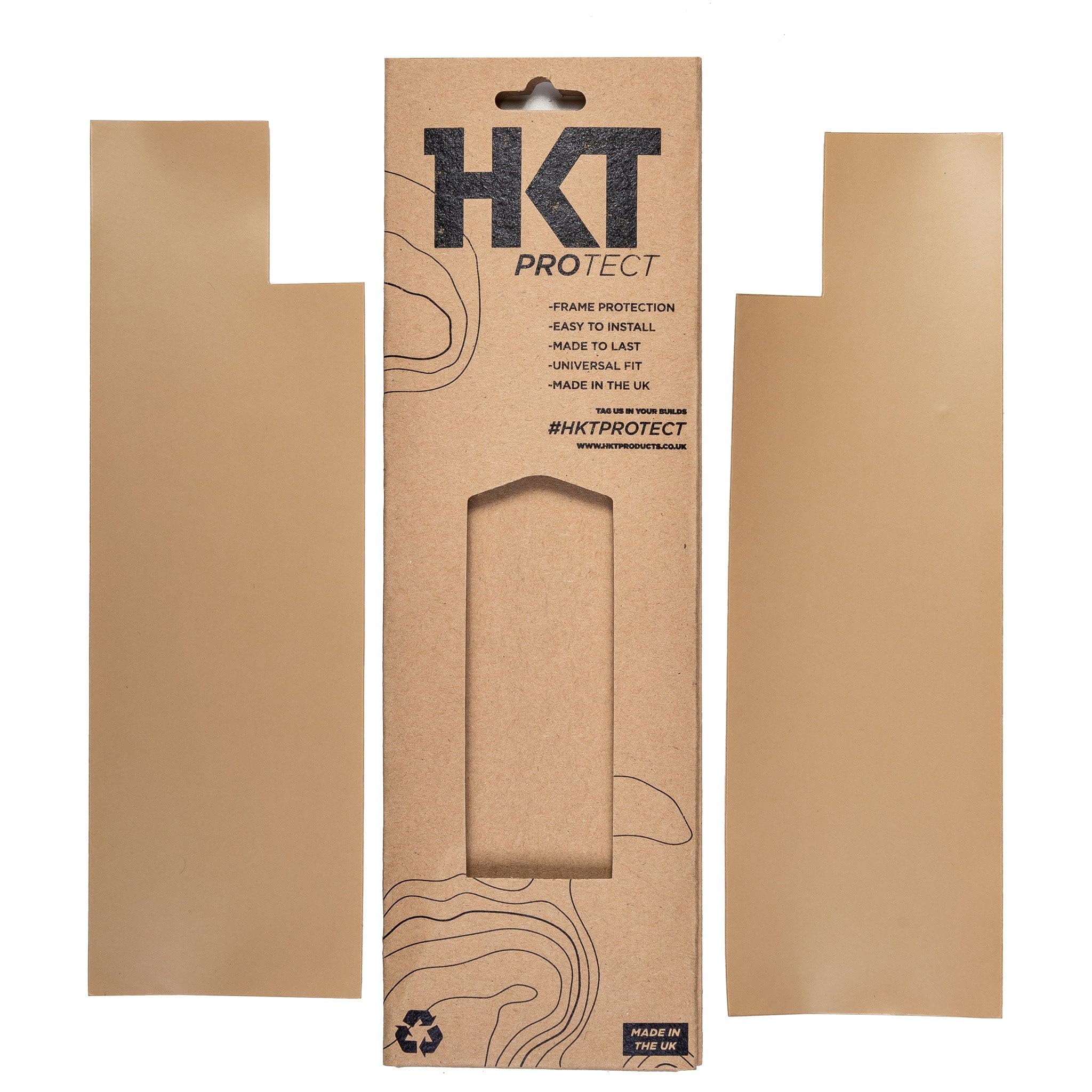 HKT PROTECT Bike Fork Protection Kit Clear (Gloss)