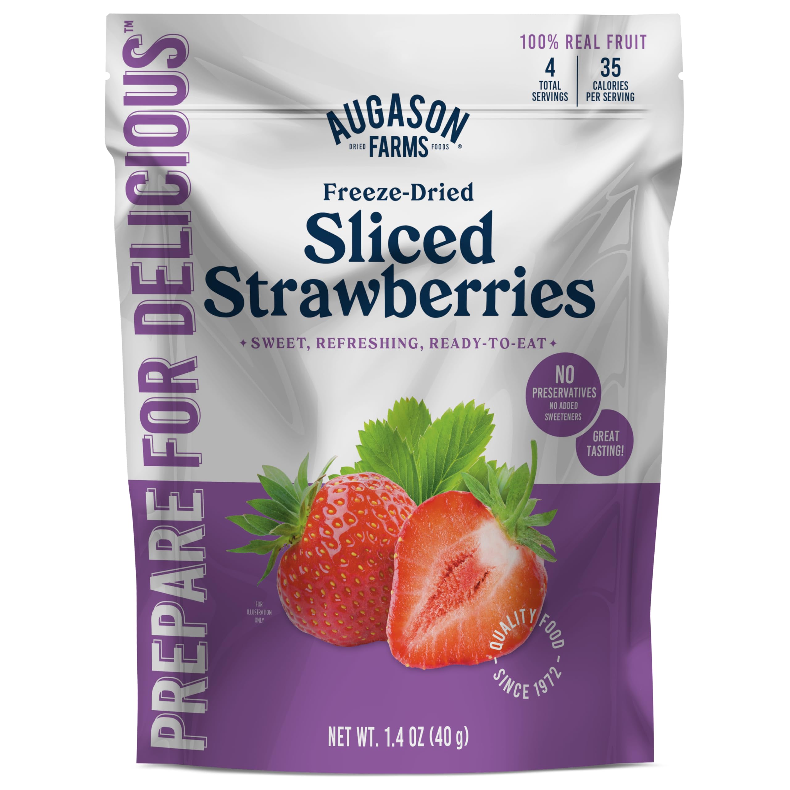 Augason Farms Freeze Dried Sliced Strawberries