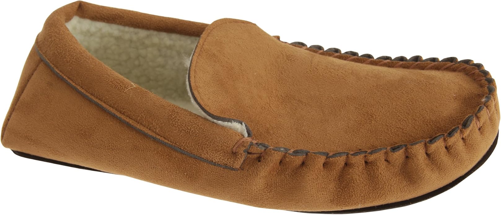 sherpa lined moccasin slippers